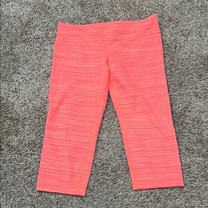 Under Armour Vibrant Coral Capri Leggings